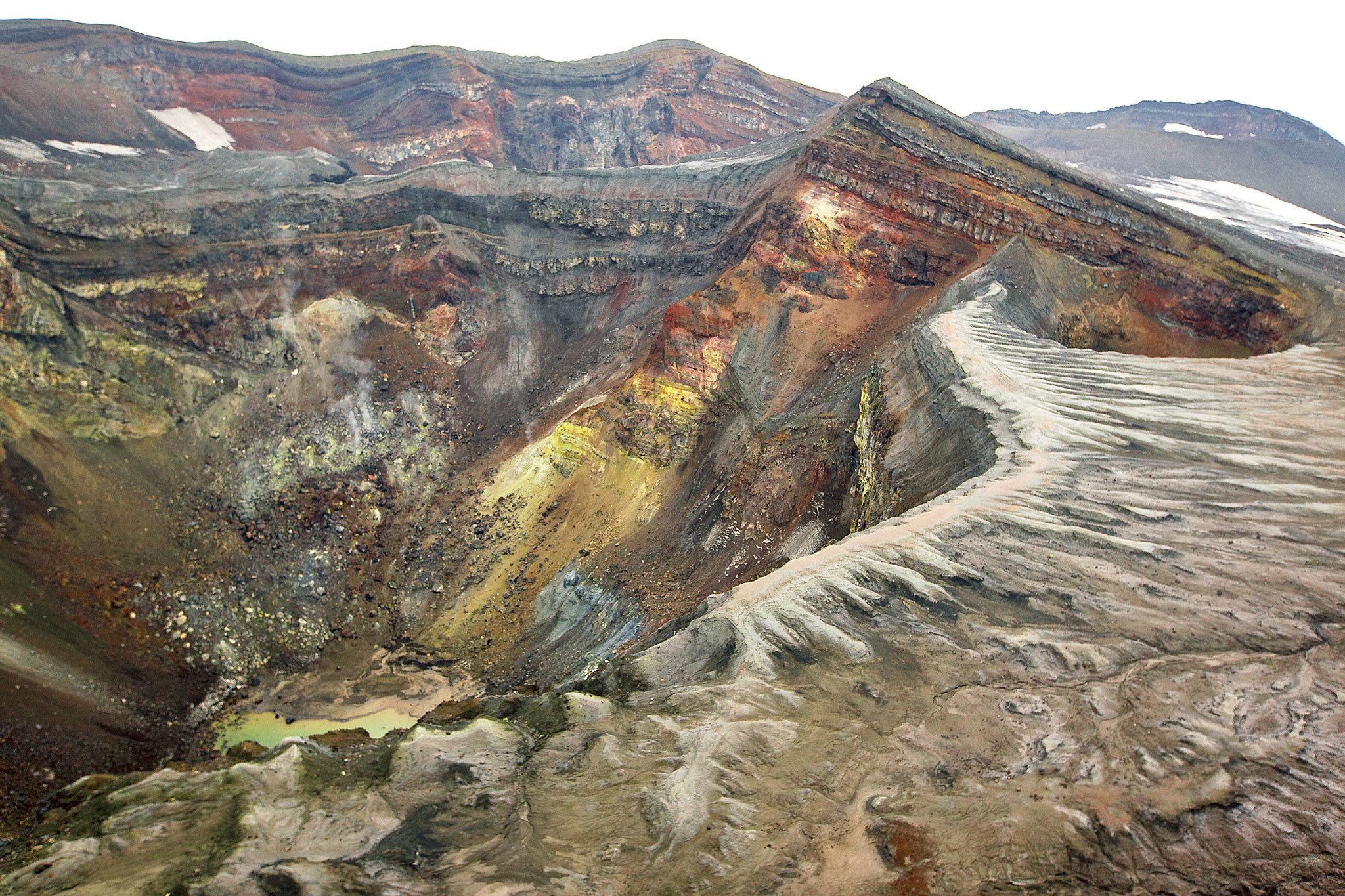Вулкан Горелый (Gorely Volcano)